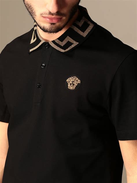 versace polo.shirt|Versace polo shirts for men.